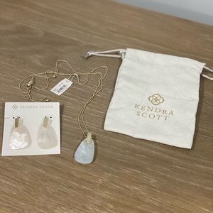 Kendra Scott Marty Necklace and Earring Set